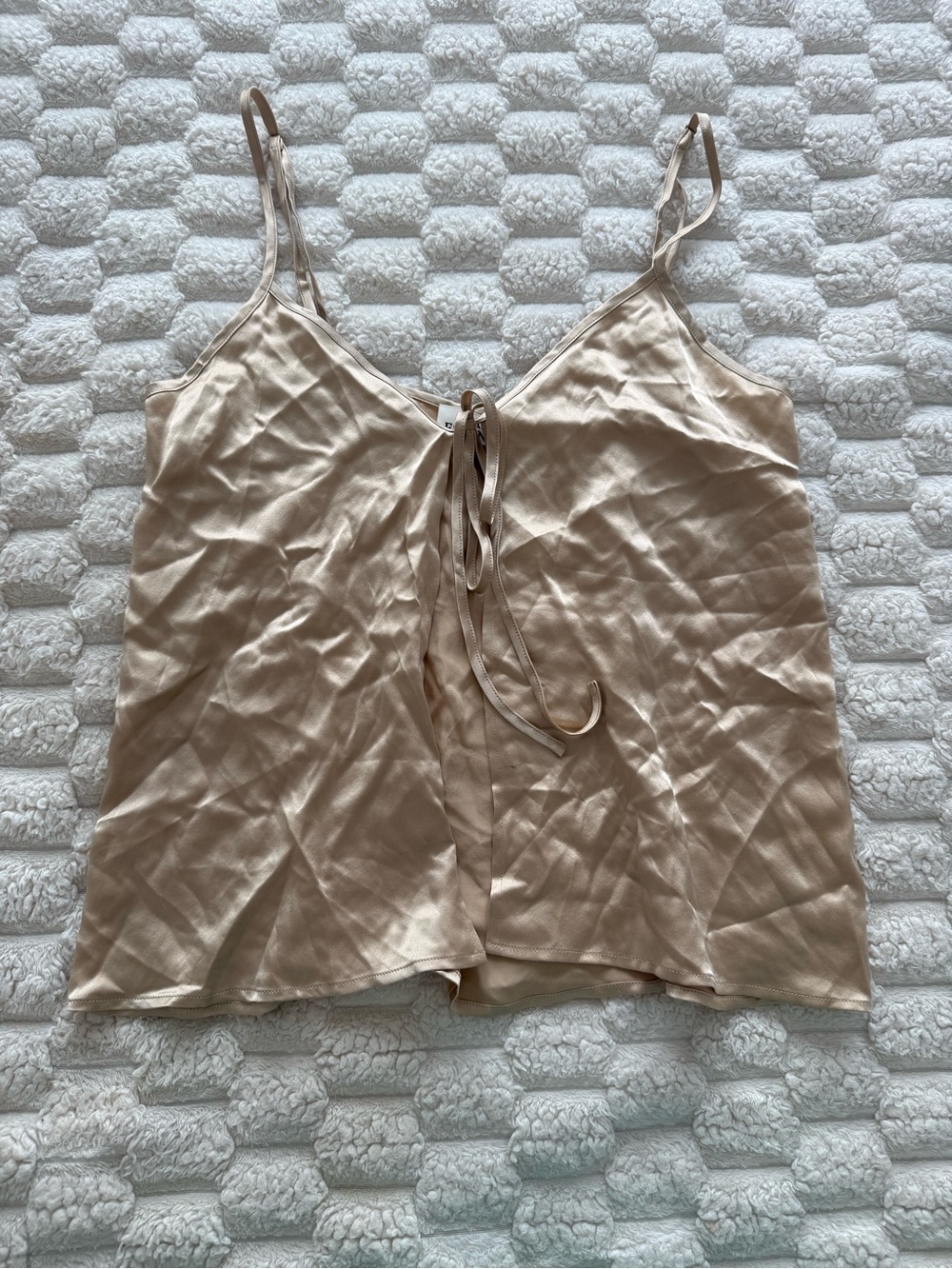 Maison Essentiele Satin flyaway cami
